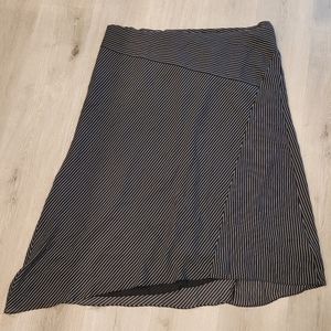 Lane Bryant Asymmetrical Striped Skirt Size 18/20